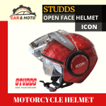 STUDDS ICON (OPEN FACE HELMET)