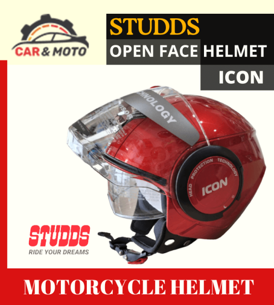 STUDDS ICON (OPEN FACE HELMET)
