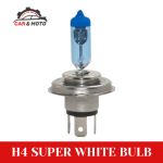 H4 White Headlight Bulb