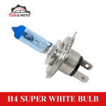 H4 White Headlight Bulb