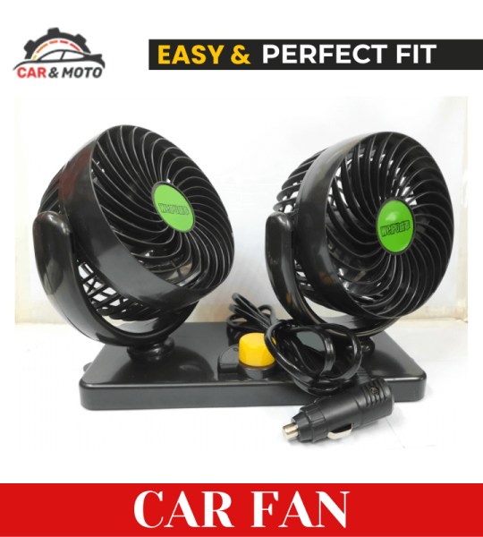 Dual Head Car Fan Weipu
