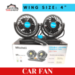 Dual Head Car Fan