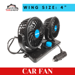 Dual Head Car Fan