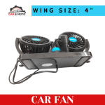 Dual Head Car Fan