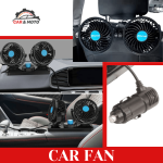 Dual Head Car Fan