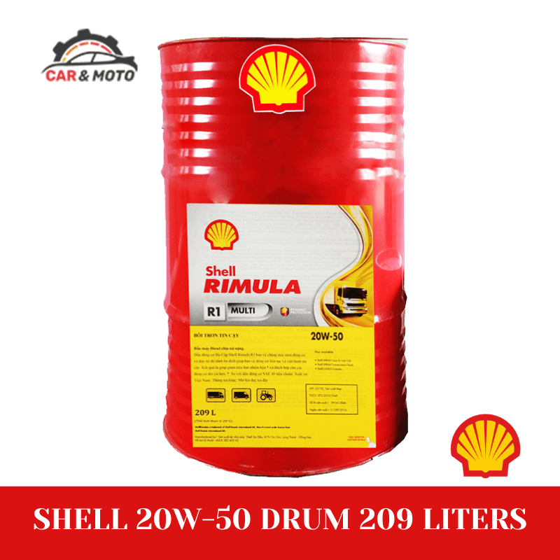 Shell Rim R1 Multi 209L 20W-50