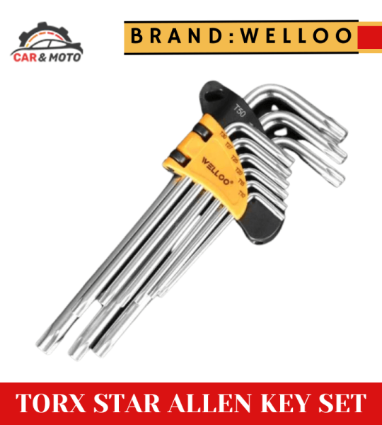Torx Star Allen Key Set